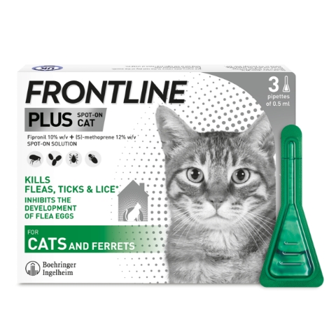 FRONTLINE PLUS Cat Flea Tick Treatment FRONTLINE